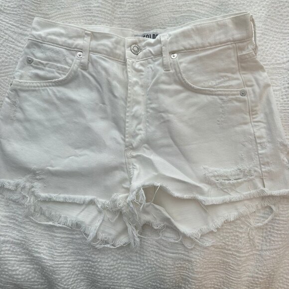 Agolde Parker Short White - Picture 1 of 3